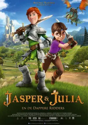 JASPER en JULIA en de dappere ridders filmposter.