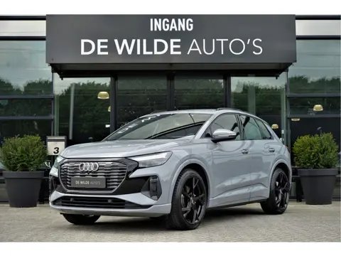 Audi Q4 e-tron 35 S Edition Kieselgrijs 21-inch Stoelverwarming Carbon DAB CruiseControl LaneAssist