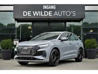 Audi Q4 e-tron 35 S Edition Kieselgrijs 21-inch Stoelverwarming Carbon DAB CruiseControl LaneAssist