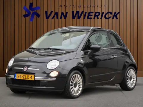 Fiat 500 0.9 TwinAir Lounge 86PK!| Schuif/kantel dak | Leer | Airco | LM Velgen