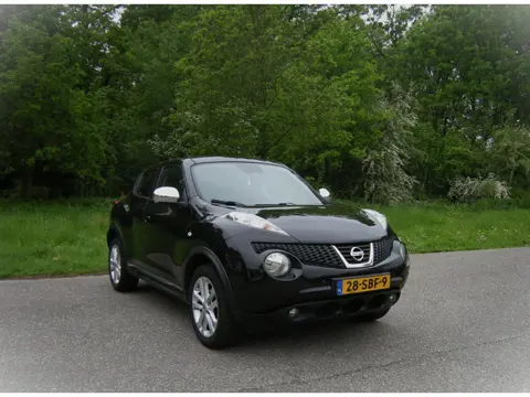 Nissan Juke 1.6 Acenta Eco 5 Drs . Airco . Cruiscontrol . Groot media scherm . PDC . LMV . eerste ei