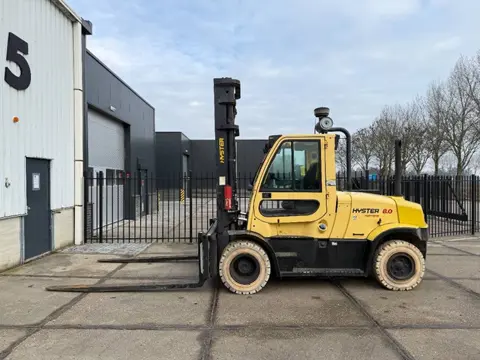 Hyster H 8.0 FT6 Diesel heftruck 8ton vorkenversteller