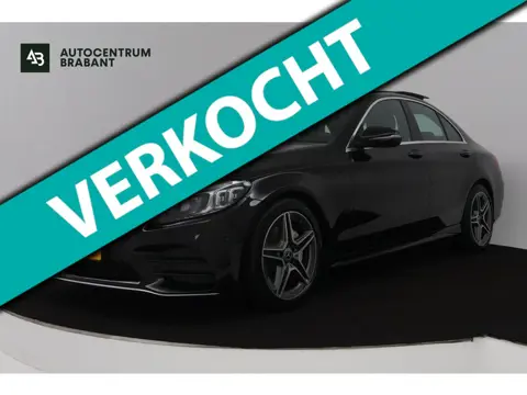 Mercedes-Benz C-klasse 180 Business Solution AMG (PANORAMADAK, SFEERVERLICHTING, STOELVERWARMING, AC
