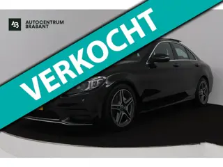Mercedes-Benz C-klasse 180 Business Solution AMG (PANORAMADAK, SFEERVERLICHTING, STOELVERWARMING, AC