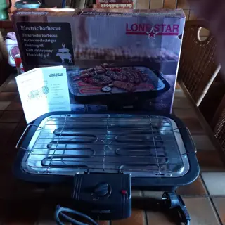 Elektrische barbecue - tafel bbq, lone star - 2 persoons