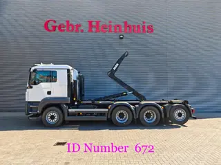 MAN TGS 35.480 8x4 tridem Joab 20 Tons Hooklift (bj 2016)