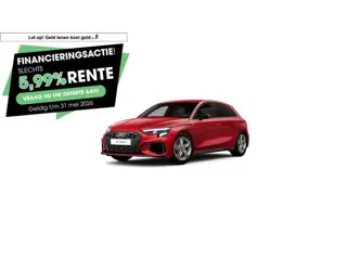 Audi A3 Sportback 45 TFSI e S edition Competition | 245 PK | SoH 91% | Trekhaak | Adaptive cruise co