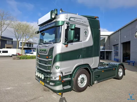 Scania NGS S520 V8 / TUV: 05-05-2027 / RETARDER / HYDRAULICS / FULL-AIR / ALCOA / NAVI / LEATHER / N