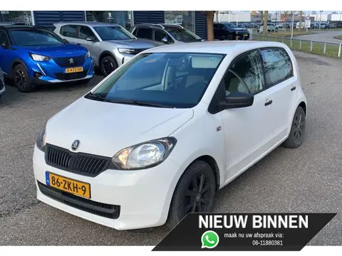 Skoda Citigo 1.0 5 deurs Greentech Arctic | AIRCO | LM VELGEN |