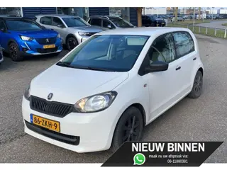 Skoda Citigo 1.0 5 deurs Greentech Arctic | AIRCO | LM VELGEN |