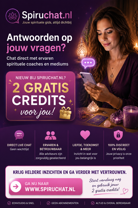✨ Ontvang direct spiritueel advies + 2 GRATIS credits! ✨