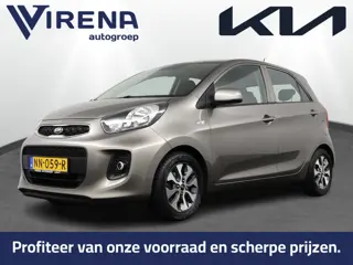 Kia Picanto 1.0 CVVT EconomyPlusLine - Airco - Navigatie - Achteruitrij camera - Dealer onderhouden 