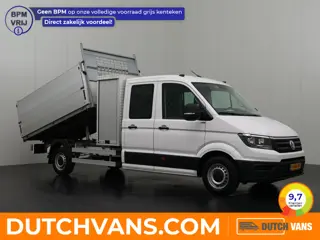Volkswagen Crafter 2.0TDI 140PK Dubbele Cabine Kipper | Trekhaak 3000Kg | Werkkist | 6-Persoons | Ai