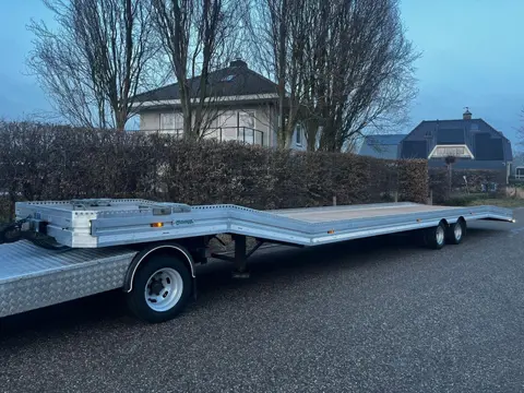 Veldhuizen P47-2 Aluminium Autotransporter BE oplegger 12.8 meter ,