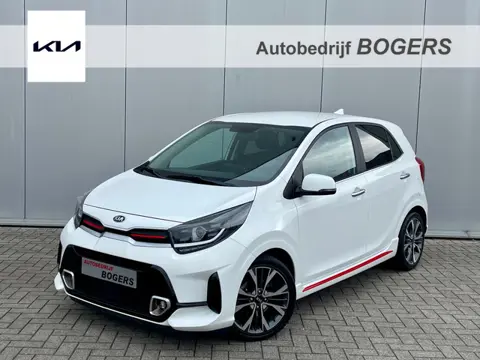 Kia Picanto 1.2 GT-Line Automaat Navigatie, Climate Control, Leder, 16"Lm, Achteruitrijcamera, Parke