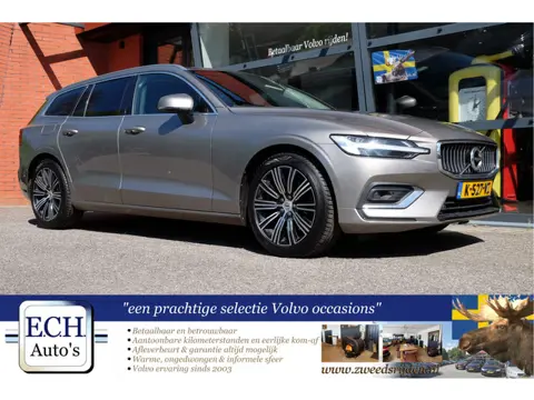 Volvo V60 2.0 B3 177 pk Mild-Hybrid Inscription, Leer, Adaptieve CC, Apple CarPlay, Stuurwielverw.