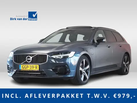 Volvo V90 2.0 T8 AWD Plug-in Hybrid R-Design | Luchtvering | Stoelventilatie | Massagestoelen | Pano