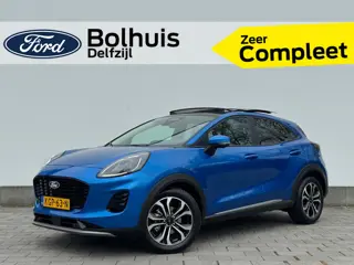 Ford Puma EcoBoost Hybrid 125 pk Titanium | Pano | Elek achterklep | Winterpack | Adapt. Cruise | Do