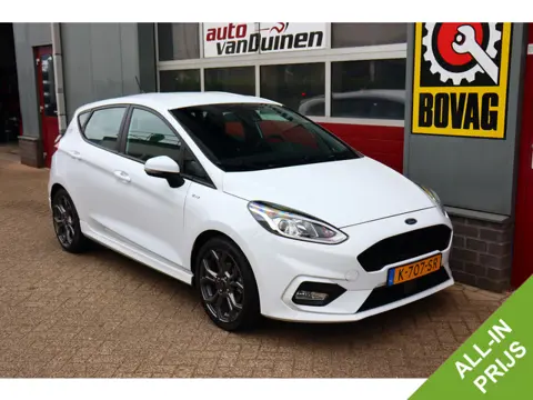 Ford Fiesta 1.0 EcoBoost ST-Line O.a: Clima, Cruise, PDC, Carplay, Rijklaar, Etc. All-in prijs!