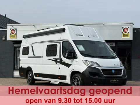 Knaus Boxstar Freeway 630 ME automaat buscamper hoogdak lengte bedden airco 2x zonnepaneel elktr sch
