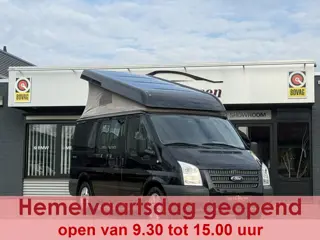 Westfalia Ford Nugget 141 pk 4 slaapplaatsen airco hefdak trekhaak lmv standkachel