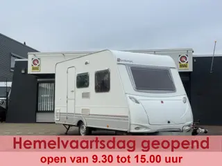 Sterckeman EVOLUTION 390CP dwarsbed zeer compacte caravan