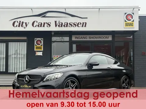 Mercedes-Benz C-Klasse Coupé 200 AMG Line night pakket 184 pk pano navi climate ctr cruise ctr camer