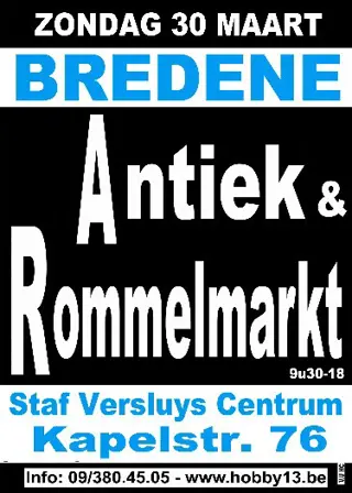 Antiek &amp; Rommelmarkt te Bredene