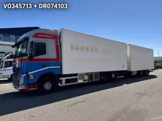 Volvo FH 6X2 EURO 6 LIFTAS + DRACO TRAILER + DHOLLANDIA LIFT COMPLETE