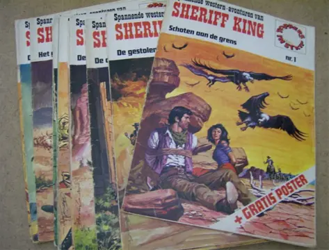 Toppers in strips - sheriff king