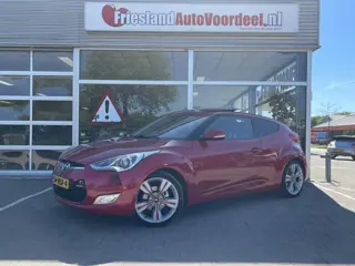 Hyundai Veloster 1.6 GDI i-Catcher /Cruise/Leder/Schuif-kanteldak/Keyless/Achteruitrij camera/