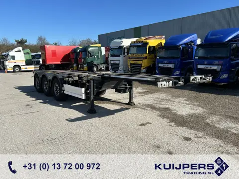Renders Euro 800 / Multi Container Chassis / 20-30-40-45 ft  / Liftas / NL Trailer