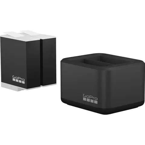 Gopro Dual Battery Charger +2x Enduro Batt voor HERO9 t/m 12