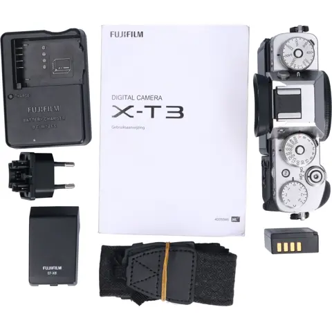 Tweedehands Fujifilm X-T3 Body Zilver CM6734