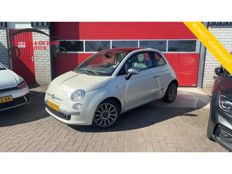 Fiat 500 0.9 TwinAir Lounge PARELMOER / BRUIN LEDER / XENON / PANORAMADAK / NAVI / AIRCO / PDC / BLU