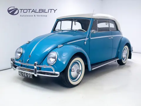 Volkswagen Kever Cabrio | 1961 | Concoursstaat | Originele Karmann | Gulf Blue