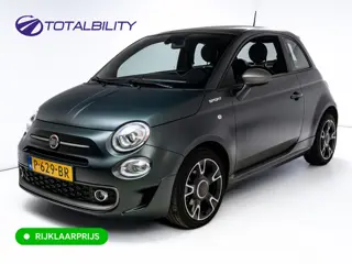 Fiat 500 1.0 Hybrid Sport Verde Portofino | 1/2 Leder/stof | Panodak | Led+ | Uconnect | Airco, Lede