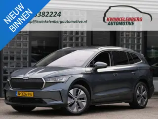 Skoda Enyaq iV 60/ WARMTEPOMP/ PANORAMADAK/ 360°CAMERA/ LEER/ TREKHAAK/ ADAPTIVE CRUISE