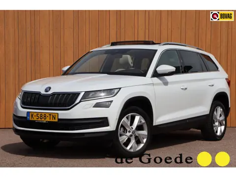 Skoda Kodiaq 1.5 TSI Business Edition Plus 7p. org.NL schuifdak leer+Verw+vent+MEM BOMVOL