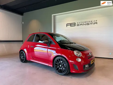 Fiat 500 1.4 T-Jet ABARTH COMPETIZIONE AUTOMAAT 180pk!|CLIMA AIRCO|BLUETOOTH|ZWARTE LM-VELG|APK+OH-B