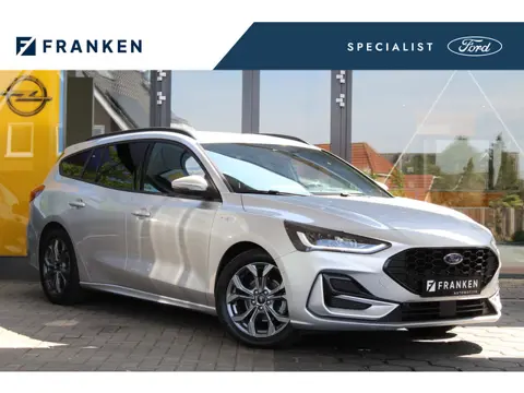 Ford FOCUS Wagon 1.0 EcoBoost Hybrid ST Line X | Leder UNIEK! | Head-up | Adaptieve cruise | Trekhaa