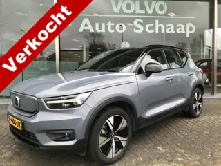 Volvo XC40 Recharge P8 AWD R-Design | Rijklaar incl 12 mnd Bovag | SoH 93% Leder Trekhaak Stoel + st