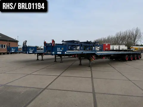 Broshuis 3 X 4AOU-58/3-15, 2014, 2016 AND 2021 4 AXLE FORCED STEERING. 3 X EXTENDABLE TOTALE 53,3 M,