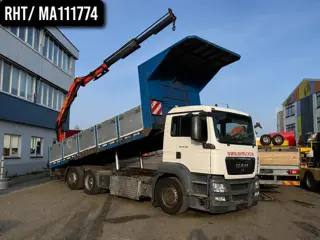MAN TGA 26.360 kieper met pk 10000 (bj 2008, automaat)