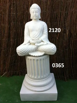 Boeddha met zuil.