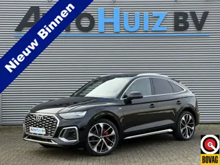 Audi Q5 Sportback 55 TFSI e S Line Luchtvering Trekhaak Panoramadak Achteruitrijcamera 21 Inch DAB K