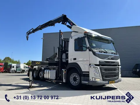 Volvo FM 420 8x2 / HMF 2620 K3 Crane / AJK Hooklift 25 Ton / 152 dkm! / NL Truck