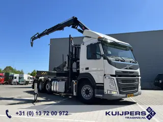 Volvo FM 420 8x2 / HMF 2620 K3 Crane / AJK Hooklift 25 Ton / 152 dkm! / NL Truck