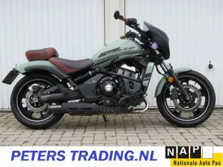 Kawasaki Chopper Vulcan S 650 ABS 2024 NL Motor VEEL OPTIES-UNIEKE KLEUR-WEINIG KM
