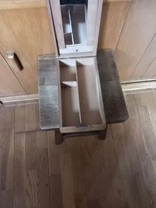 Scheerdoos- blank hout - i.p.st